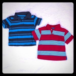 Toddler Stripped Collard Shirts, Boy